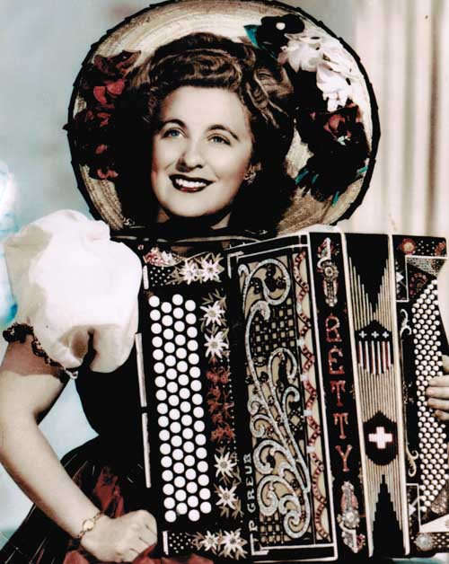 Betty in the 1940s