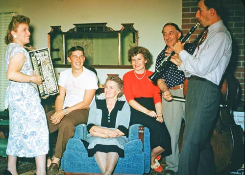 Fraunfelders, Circa 1949-1950 Fraunfelders at home