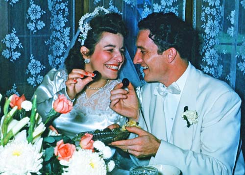 Ruth Fraunfelder marries Dick Buckley, 1950 Ruth Fraunfelder marries Dick Buckley, 1950